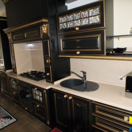 Афина чёрная с золотом